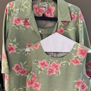 Tommy Bahama - 3 piece silk short set
